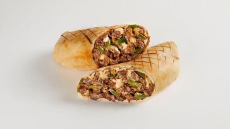 Philly Cheese Steak Wrap W/ Can Pop