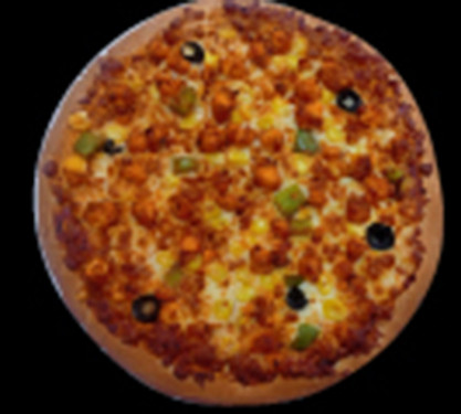 Pikantna Grillowana Pizza Paneer Na Cienkim Cieście (Duża)