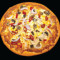 Tynd skorpe champignonløg blast pizza (stor)