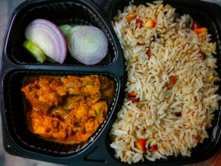 Steam Rice 3Pcs Chicken Combo