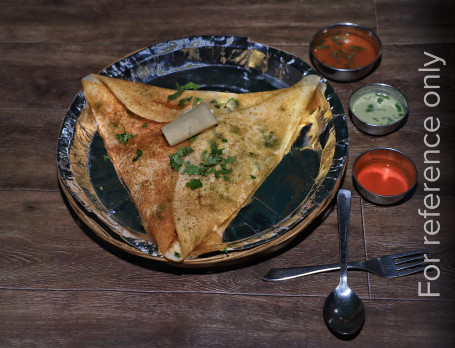 Sweetcorn Paneer Masala Dosa