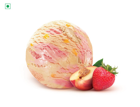 Înghețată Cu Piersici Și Căpșuni Duet (95 Grame)