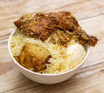 Chicken Biriyani 1Kg With 2 Pie Chicken +1 Egg