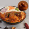 Dhaba Chicken Curry With Rice Dessert Combo