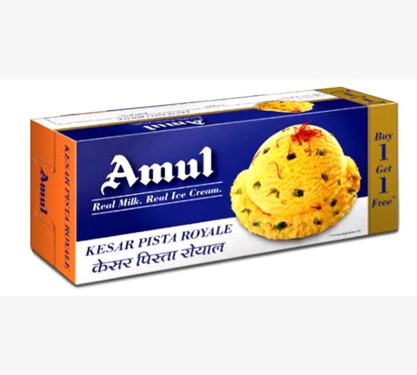 Amul Ic Bar Kesarpista [1 1 F] [750 Ml]