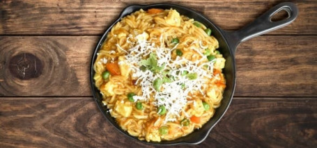 Pan Fried Maggi With Cheese