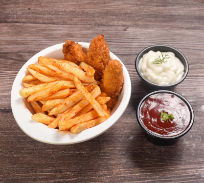 American Crispy Chicken And Fries