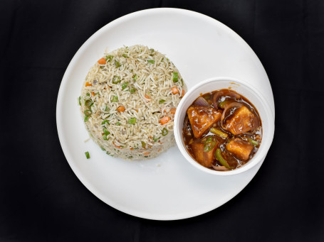 Fried Rice Chilly Paneer (3 Pcs)