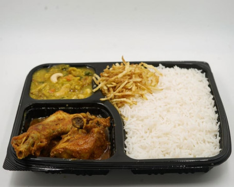 Rice Chicken Kosha Minibhoj Thali