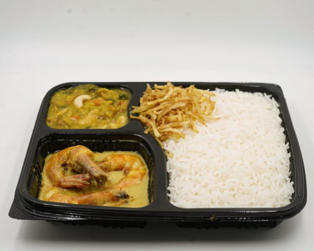 Rice Chicngri Malaicurry Minibhoj Thali