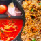 Spicy Egg Chicken Fried Rice With Chicken 65 Bowl