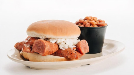 Smoked Sausage Sandwich Meal