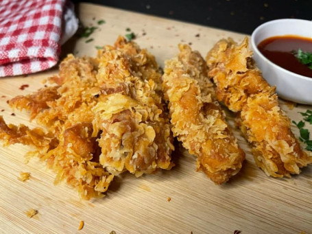 Crispy Juicy Chicken Strips (4 Pcs)