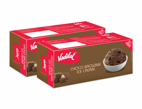 Choco Brownie Ice Cream (700 Ml Party Pack 1+1)