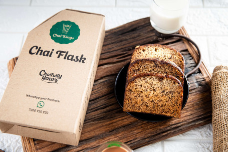 Chai Flask 3 Walnut Banana Bread