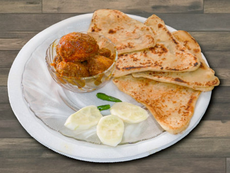 Paratha With Egg Curry [4,2 Pieces]