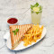 Veg Sandwich French Fries Lime Mint Crusher Combo