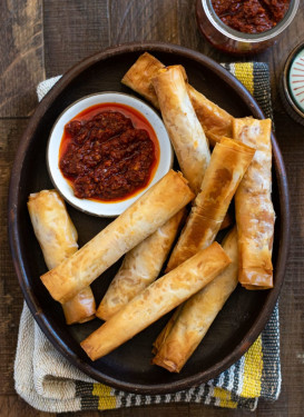 Cheese Cigars With Palm Sauce(5Pcs)