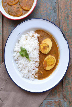 Egg Curry Rice Combo