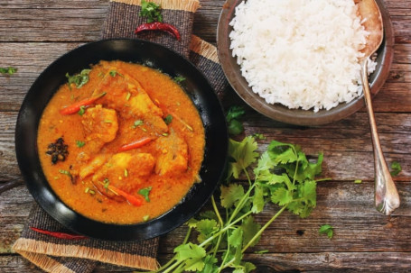 Fish Tikka Curry Rice Combo