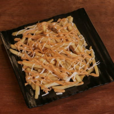 Spicy Cheesy Fries Baked