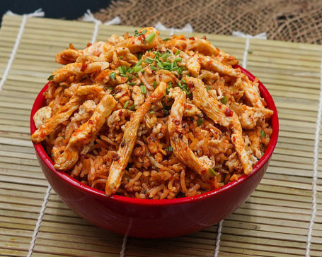 Chicken Chilli Garlic Fried Rice [Serves 2]