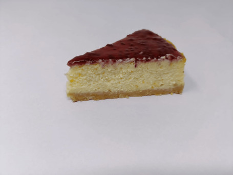 Raspberry Baked Cheese Cake Slice
