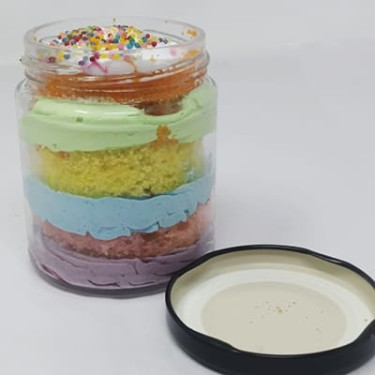 Rainbow Delight Jar-Cake