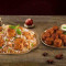 Hyderabadi Kurczak Biryani (Pikantny Lazeez Bhuna Murgh, 1 Porcja) Murgh Kefta (9 Sztuk)