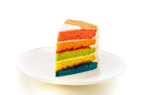 Rainbow Cake (1 Slice)