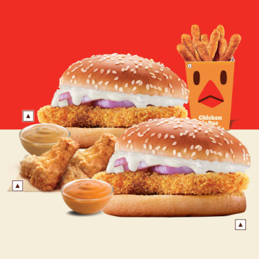 2 Crispy Chicken+4 Pc Fried Wings+Chicken Fries+2 Dip