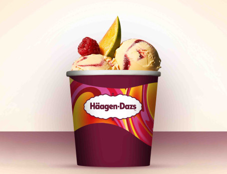 Mango Raspberry Ice Cream 450 Grams