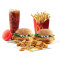2 Mcspicy Chicken Mcnuggets 20 Pcs Fries (L) Coke
