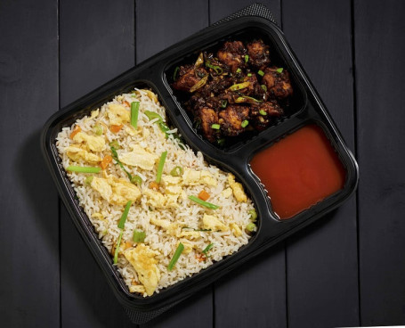 Egg Fried Rice Combo (Schezwan Fried Rice Egg)