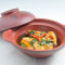 Exotic Vegetables In Chilli Basil Sauce In A Clay Pot