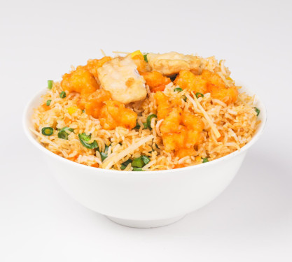 Ginger Capsicum Seafood Fried Rice