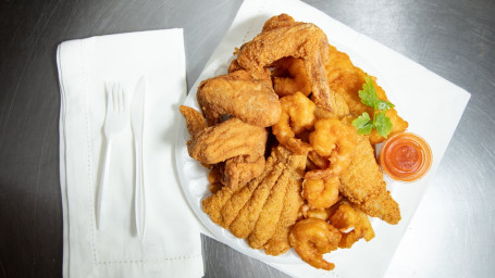 Fish, Chicken Shrimp (Combo-3)