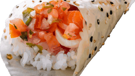 (C028) Sashimi Ceviche Hand Roll