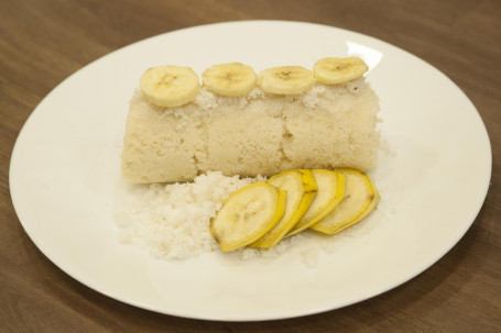 White Rice Puttu With Sugar Banana