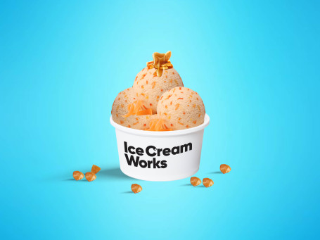 Crunch Nut Butterscotch Ice Cream