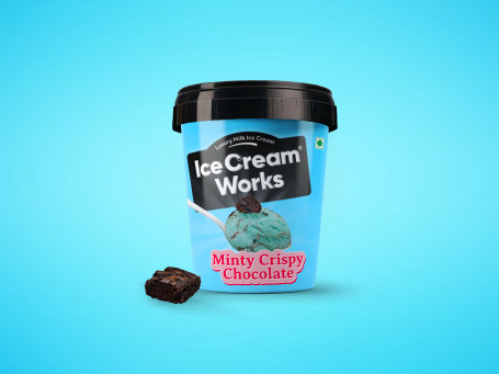 Minty Crispy Chocolate Ice Cream (Tub)