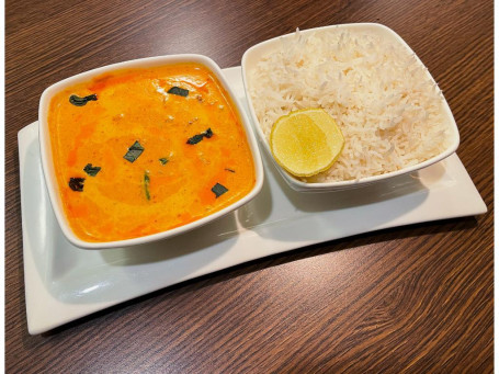 Red Thai Curry Steamed Rice