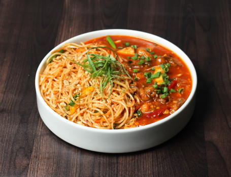 Chili Garlic Noodles, Tofu Hunan Sauce