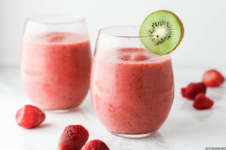 Strawberry Kiwi To Energy Boost Smoothie