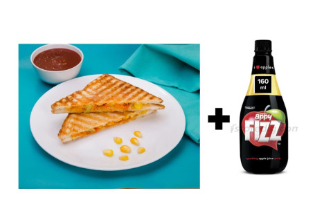 Corn Cheese Sandwich Appy Fizz