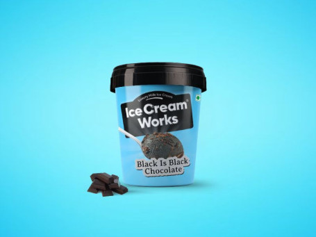 Black Is Black Chocolate Ice Cream [1 Tub]