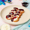 Blåbær flødeost mini pandekager