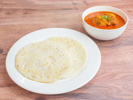 Idli With Karuvattu Kulambu Dry Fish Curry 300 Ml]