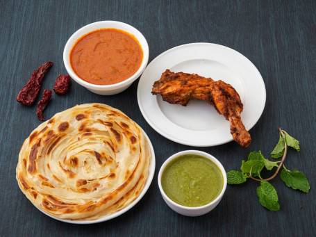 Tandoori Chicken With Indian Bread Combo