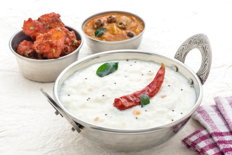 Classic Curd Rice, Chicken Varuval Vatha Kuzhambu